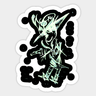 little cowboy Sticker